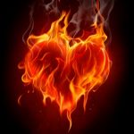 flaming heart